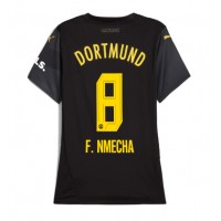 Camiseta Borussia Dortmund Felix Nmecha #8 Visitante Equipación para mujer 2024-25 manga corta